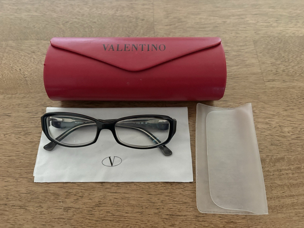 Valentino Eyeglasses Frames Only 5732 46K 130 Made In Italy/With Case